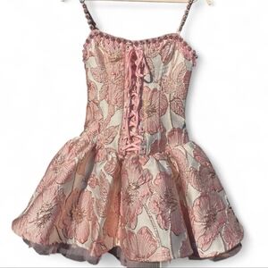 Sugar Thrillz Pink Satin Dress